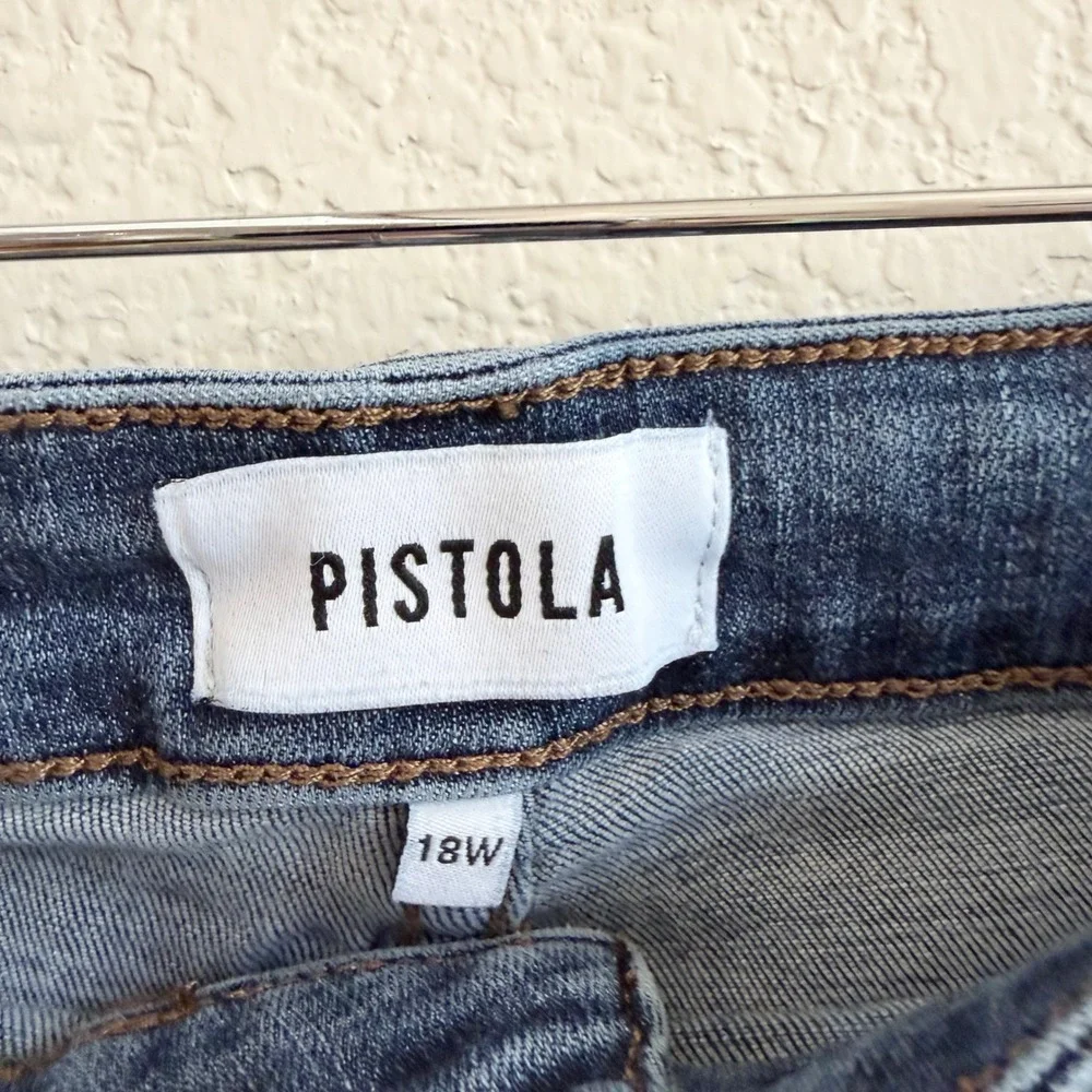 Pistola Audrey High Rise Skinny Jeans Medium Wash‎ Blue 18W P67317MTW-MDY